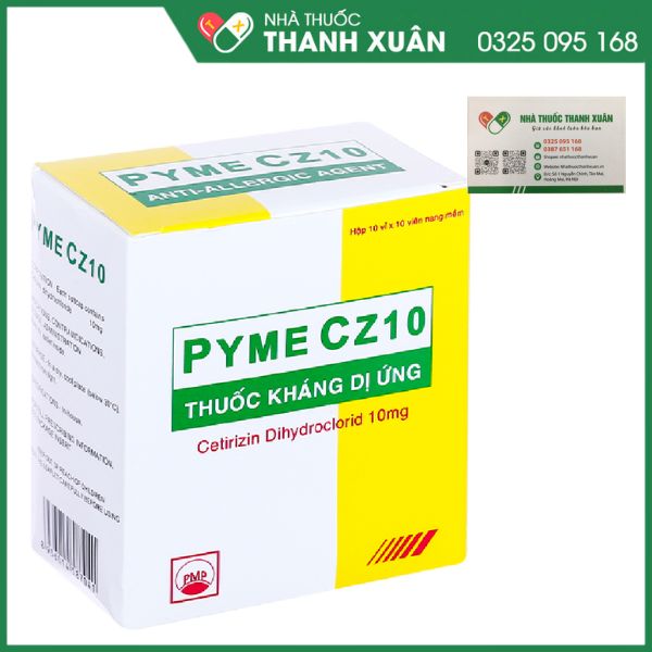 Pyme Cz10 - Điều trị viêm mũi dị ứng, sổ mũi theo mùa